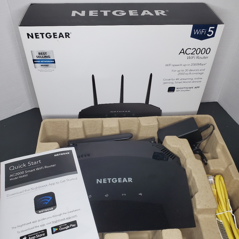WiFi Router NETGEAR AC2000 (R6850) Wifi5 - Picture 2 of 12
